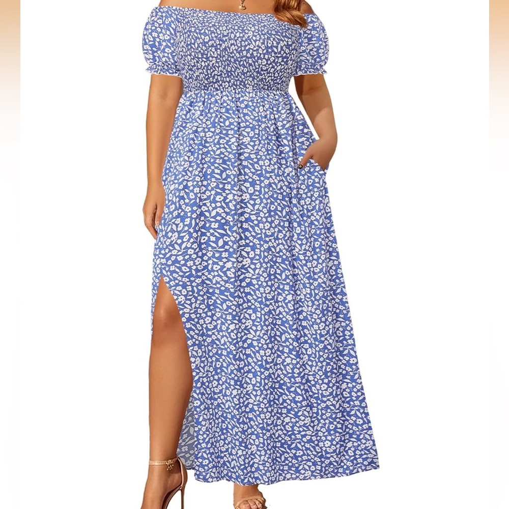 PinUp Fashion Plus Size Maxi Dress, Size 26W